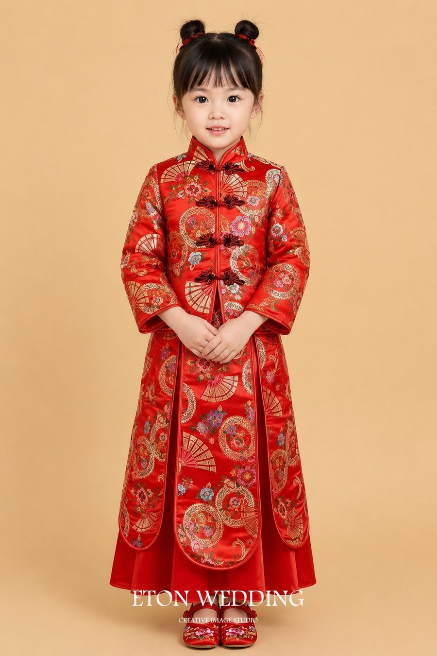 花童服,花童服推薦,花童服出租,女童中式禮服,女童秀禾服,花童服款式